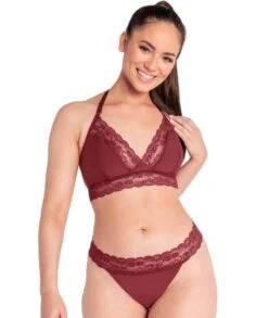 Curvy Kate Twice The Fun Reversible Wirefree Bralette - Oxblood/Black -BRASTOGO Sales curvy kate twice the fun reversible bralette oxblood black 8
