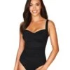 Sea Level Essentials Twist Front B-DD Cup One Piece Swimsuit - Black 2 Sea Level Essentials Twist Front B-DD Cup One Piece Swimsuit - Black -BRASTOGO Sales e1e11a3ac4b9c61173c2e277cbad5619