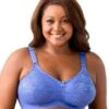 Elila Embroidered Lace Wirefree Bra - Cobalt 1 Elila Embroidered Lace Wirefree Bra - Cobalt -BRASTOGO Sales elila 1303 embroidered lace non underwired bra cobalt3