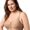 Elila Front Opening Wirefree Posture Bra - Mocha -BRASTOGO Sales elila 1515 front opening non underwired posture bra mocha