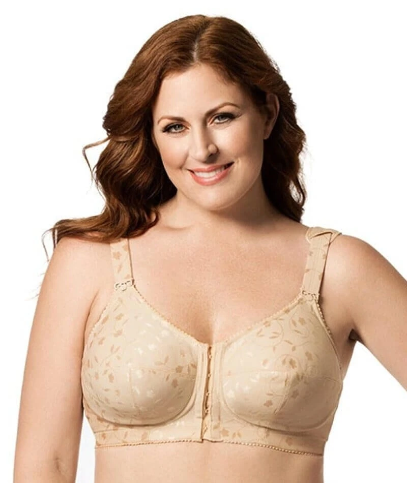 Elila Front Opening Wirefree Posture Bra - Nude 3 Elila Front Opening Wirefree Posture Bra - Nude