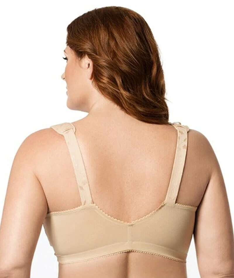 Elila Front Opening Wirefree Posture Bra - Nude 4 Elila Front Opening Wirefree Posture Bra - Nude - Image 2