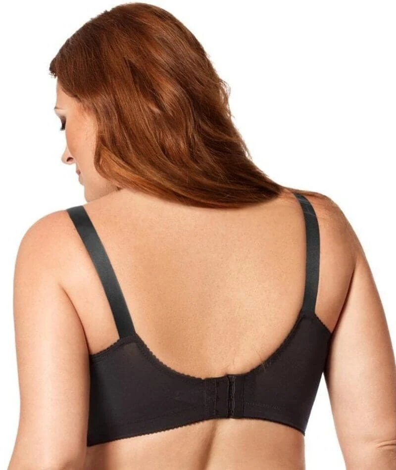 Elila Cotton Cup Wirefree Nursing Bra - Black 4 Elila Cotton Cup Wirefree Nursing Bra - Black - Image 2