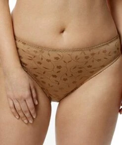 Elila Jacquard Brief - Mocha