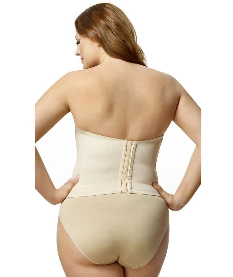 Elila Underwired Satin Strapless Longline - Nude 6 Elila Underwired Satin Strapless Longline - Nude - Image 4