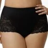 Elila Cheeky Stretch Lace Brief - Black -BRASTOGO Sales elila cheeky stretch lace brief black