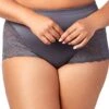 Elila Cheeky Stretch Lace Brief - Grey -BRASTOGO Sales elila cheeky stretch lace brief grey3