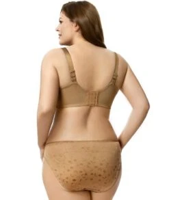 Elila Jacquard Brief - Mocha -BRASTOGO Sales elila jacquard brief mocha1