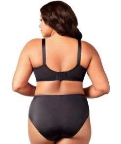 Elila Swiss Embroidered Soft Cup Wirefree Bra - Black -BRASTOGO Sales elila swiss embroidered soft cup bra black 4