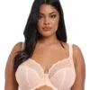 Wacoal Elomi Charley Underwire Stretch Plunge Bra - Ballet Pink -BRASTOGO Sales elomi 4382 charley underwire plunge ballet pink 1