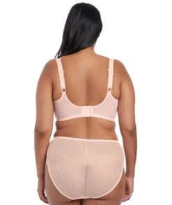 Wacoal Elomi Charley Underwire Stretch Plunge Bra - Ballet Pink -BRASTOGO Sales elomi 4382 charley underwire plunge ballet pink 2