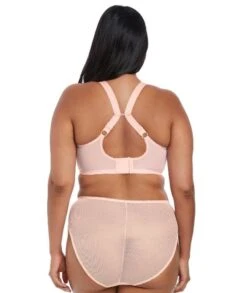 Wacoal Elomi Charley Underwire Stretch Plunge Bra - Ballet Pink -BRASTOGO Sales elomi 4382 charley underwire plunge ballet pink 4