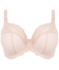 Wacoal Elomi Charley Underwire Stretch Plunge Bra - Ballet Pink -BRASTOGO Sales elomi 4382 charley underwire plunge ballet pink 6