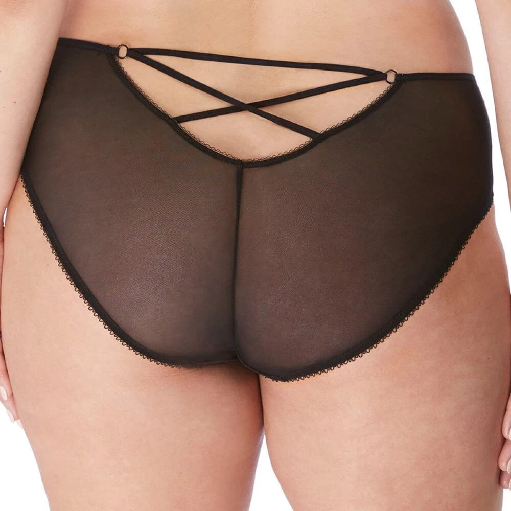 Wacoal Elomi Sadie Cheeky Brief - Black 4 Wacoal Elomi Sadie Cheeky Brief - Black - Image 2