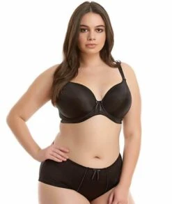 Wacoal Elomi Bijou Underwire Banded Moulded Bra - Black -BRASTOGO Sales elomi 8722 bijou underwire banded moulded bra 1