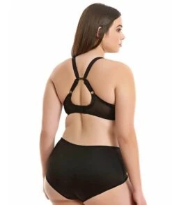 Wacoal Elomi Bijou Underwire Banded Moulded Bra - Black -BRASTOGO Sales elomi 8722 bijou underwire banded moulded bra 9