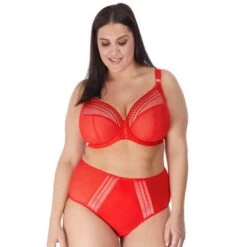 Wacoal Elomi Matilda Underwire Plunge Bra - Chilli -BRASTOGO Sales elomi 8900ch matilda underwire plunge bra1