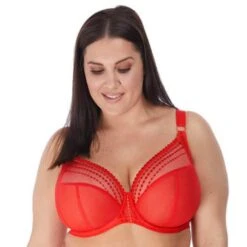 Wacoal Elomi Matilda Underwire Plunge Bra - Chilli