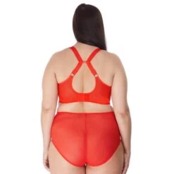 Wacoal Elomi Matilda Underwire Plunge Bra - Chilli -BRASTOGO Sales elomi 8900ch matilda underwire plunge bra5