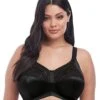 Wacoal Elomi Cate Soft Cup Wirefree Bra - Black -BRASTOGO Sales elomi cate soft cup bra black 1