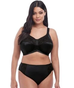 Wacoal Elomi Cate Soft Cup Wirefree Bra - Black -BRASTOGO Sales elomi cate soft cup bra black 2