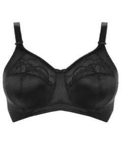 Wacoal Elomi Cate Soft Cup Wirefree Bra - Black -BRASTOGO Sales elomi cate soft cup bra black 5