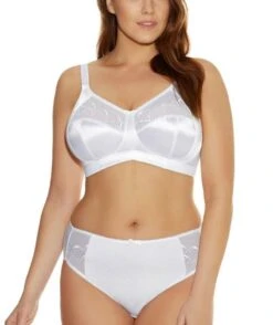 Wacoal Elomi Cate Soft Cup Wirefree Bra - White -BRASTOGO Sales elomi cate soft cup bra white 2