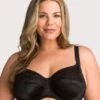 Wacoal Elomi Cate Underwired Full Cup Banded Bra - Black -BRASTOGO Sales elomi cate underwired full cup banded bra black curvy 1