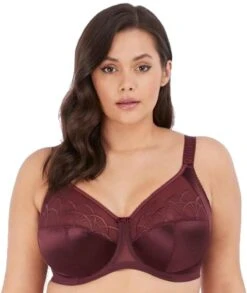 Wacoal Elomi Cate Underwire Full Cup Banded Bra - Raisin