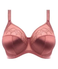 Wacoal Elomi Cate Underwired Full Cup Banded Bra - Rosewood -BRASTOGO Sales elomi cate underwired full cup banded bra rosewood 5