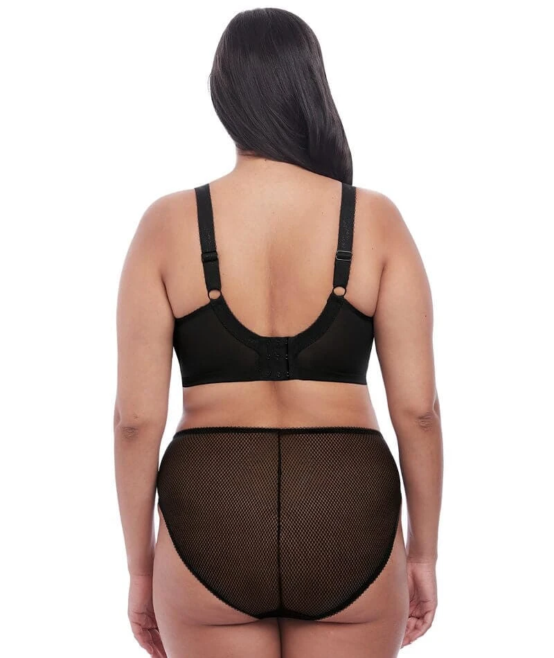 Wacoal Elomi Charley High Leg Brief - Black 7 Wacoal Elomi Charley High Leg Brief - Black - Image 5