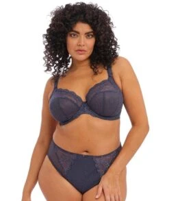 Wacoal Elomi Charley Underwire Stretch Plunge Bra - Storm -BRASTOGO Sales elomi charley underwire stretch plunge bra storm 2