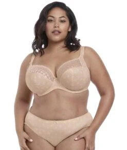 Wacoal Elomi Kim Underwire Plunge Bra - Caramel 6 Wacoal Elomi Kim Underwire Plunge Bra - Caramel -BRASTOGO Sales elomi kim underwired plunge bra caramel