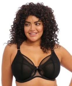 Wacoal Elomi Kintai Underwired Plunge Bra - Black