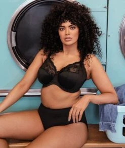 Wacoal Elomi Morgan Underwired Bra - Black 12 Wacoal Elomi Morgan Underwired Bra - Black -BRASTOGO Sales elomi morgan underwired bra black 6
