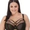 Wacoal Elomi Sachi Underwired Plunge Bra - Black -BRASTOGO Sales elomi sachi underwired plunge bra black 1