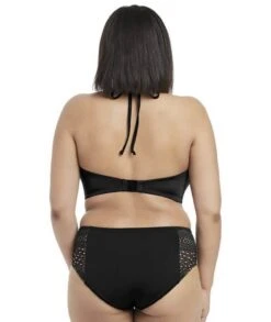 Wacoal Elomi Swim Indie Bandeau High Neck Underwired Bikini Top - Black -BRASTOGO Sales elomi swim 7537 indie bandeau high neck underwired bikini top 4