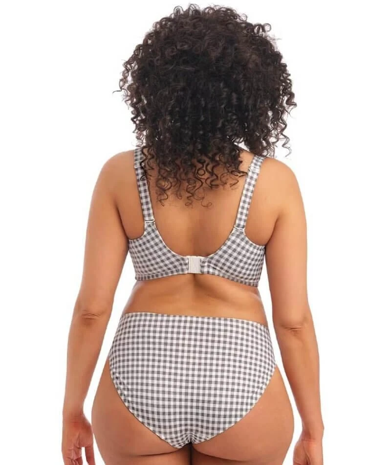 Wacoal Elomi Swim Checkmate Underwired Plunge Bikini Top - Grey Marl 8 Wacoal Elomi Swim Checkmate Underwired Plunge Bikini Top - Grey Marl - Image 6
