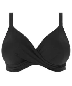 Wacoal Elomi Swim Magnetic Underwire Plunge Bikini Top - Black -BRASTOGO Sales elomi swim magnetic underwired plunge bikini top black 5