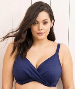 Wacoal Elomi Swim Magnetic Underwired Plunge Bikini Top - Midnight -BRASTOGO Sales elomi swim magnetic underwired plunge bikini top midnight 5