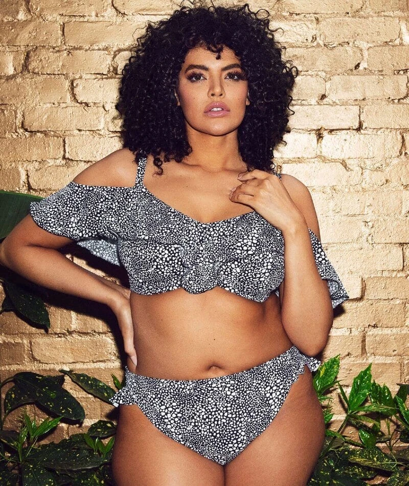 Wacoal Elomi Swim Pebble Cove Underwired Bikini Top - Black 7 Wacoal Elomi Swim Pebble Cove Underwired Bikini Top - Black - Image 5