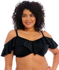 Wacoal Elomi Swim Plain Sailing Underwired Bikini Top - Black