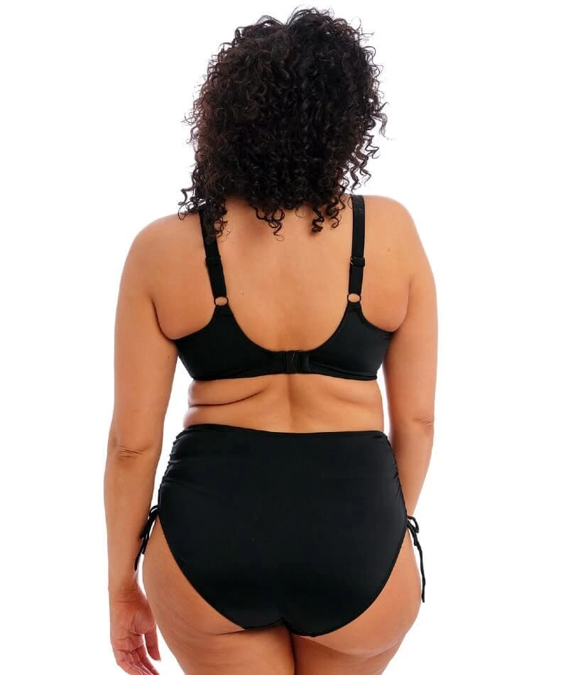 Wacoal Elomi Swim Plain Sailing Underwired Plunge Bikini Top - Black 6 Wacoal Elomi Swim Plain Sailing Underwired Plunge Bikini Top - Black - Image 4