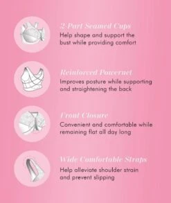 Exquisite Form Fully Front Close Wirefree Posture Bra With Lace - Beige 14 Exquisite Form Fully Front Close Wirefree Posture Bra With Lace - Beige -BRASTOGO Sales exquisite 5100565 front opening non underwired nylon posture bra beige 1 1