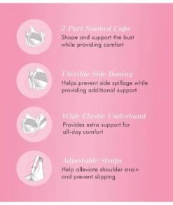 Exquisite Form Fully Side Wirefree Shaping Bra With Floral - Black -BRASTOGO Sales exquisite form fully 5100548 side shaping bra with floral black