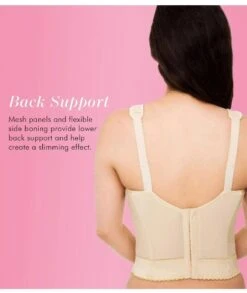 Exquisite Form Fully Back Close Longline Wirefree Bra - Beige 16 Exquisite Form Fully Back Close Longline Wirefree Bra - Beige -BRASTOGO Sales exquisite form fully 5107532 back close longline bra
