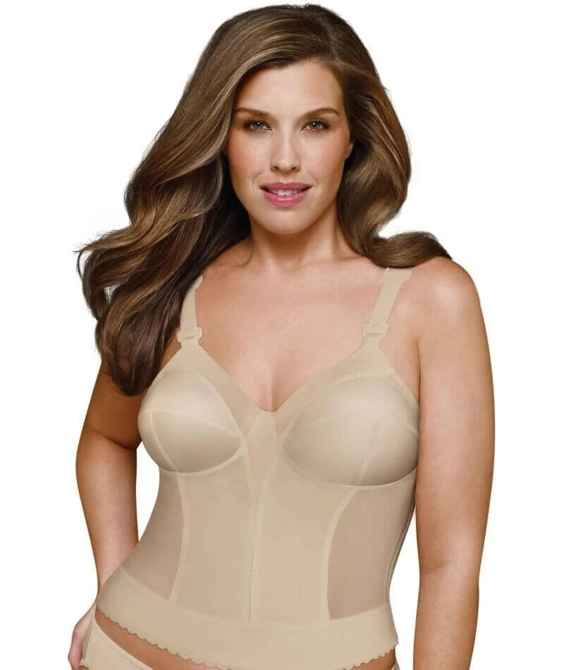 Exquisite Form Fully Back Close Longline Wirefree Bra - Beige 3 Exquisite Form Fully Back Close Longline Wirefree Bra - Beige