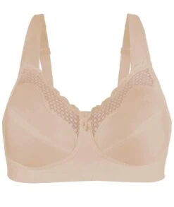 Exquisite Form Fully Cotton Soft Cup Wirefree Bra With Lace - Damask Neutral 15 Exquisite Form Fully Cotton Soft Cup Wirefree Bra With Lace - Damask Neutral -BRASTOGO Sales exquisite form fully cotton soft cup bra with lace damask neutral2