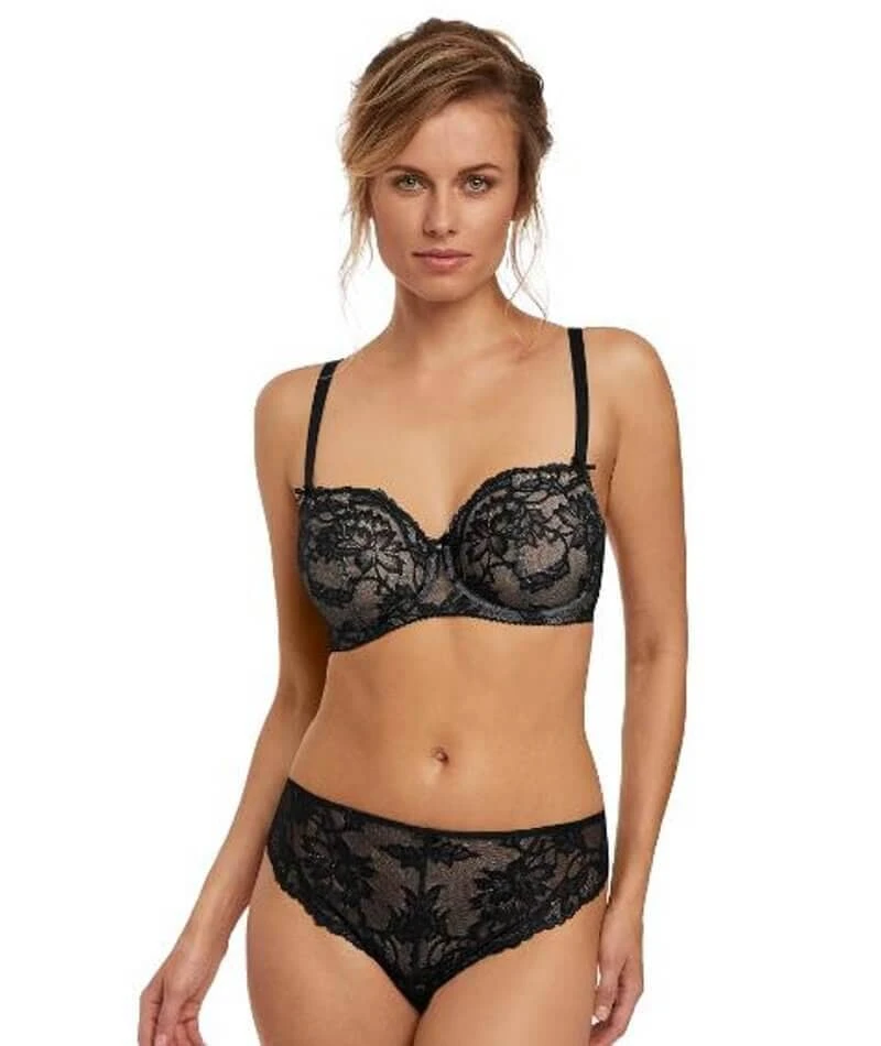 Wacoal Fantasie Bronte Underwire Vertical Seam Bra - Black 8 Wacoal Fantasie Bronte Underwire Vertical Seam Bra - Black - Image 6