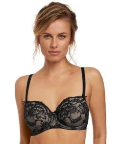 Wacoal Fantasie Bronte Underwire Vertical Seam Bra - Black
